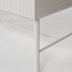 WHITE LABEL LIVING Cayo kommode, m. 4 skuffer - gr MDF og gr jern