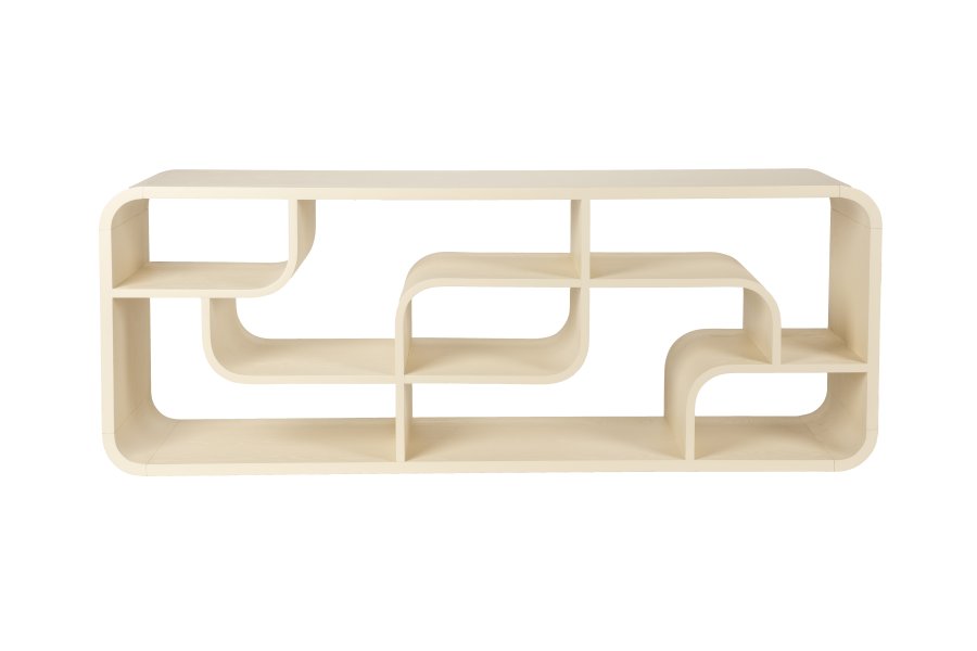 ZUIVER Seven reol - beige egefinér