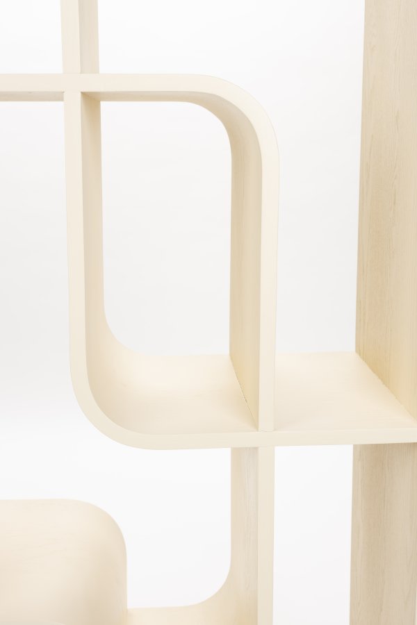 ZUIVER Seven reol - beige egefinér