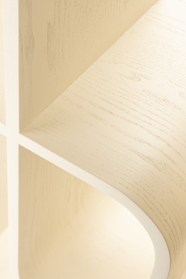 ZUIVER Seven reol - beige egefinér