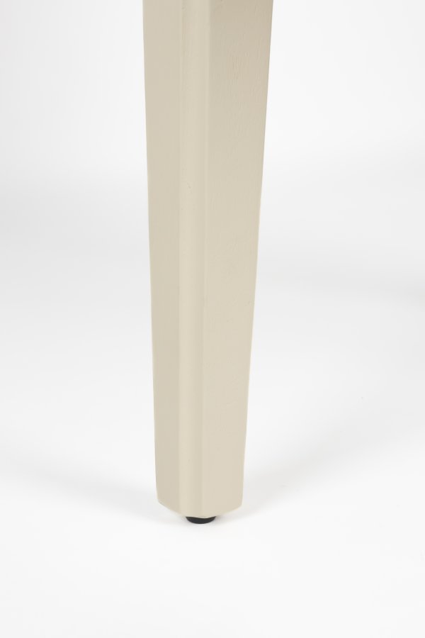 ZUIVER June skab, m. 1 mesh lge, 1 hylde og 3 skuffer - beige metal og tr