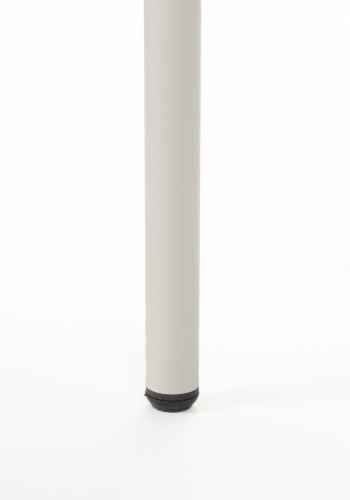 WHITE LABEL LIVING Funk Hj skab, m. 2 lger og 2 hylder - beige MDF og gr jern