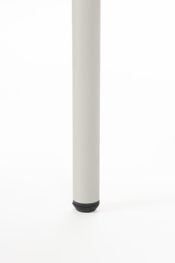 WHITE LABEL LIVING Funk Hj skab, m. 2 lger og 2 hylder - beige MDF og gr jern