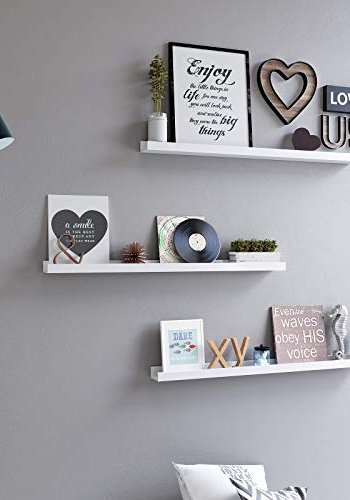 SONGMICS svvehylde - hjglans hvid MDF