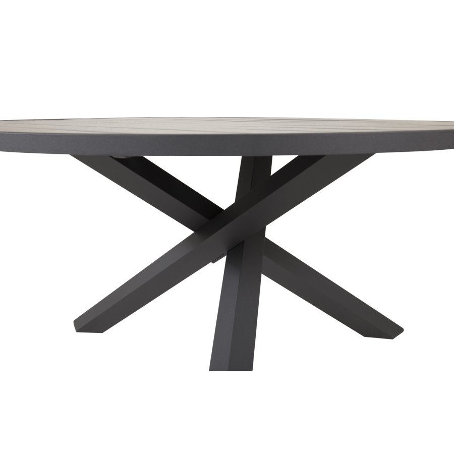 VENTURE DESIGN Parma havebord - gr aintwood og sort aluminium (140)