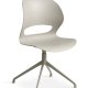 Linea spisebordsstol, m. drejefunktion - stone PVC og stone metal