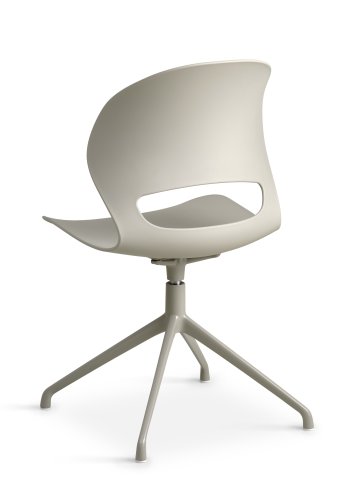 Linea spisebordsstol, m. drejefunktion - stone PVC og stone metal