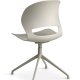 Linea spisebordsstol, m. drejefunktion - stone PVC og stone metal