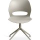 Linea spisebordsstol, m. drejefunktion - stone PVC og stone metal