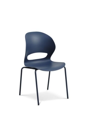 Linea spisebordsstol - denim bl polypropylen og denim bl metal
