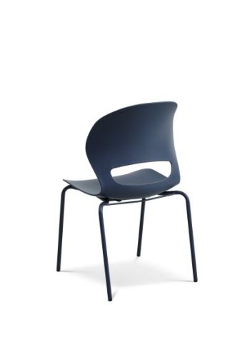 Linea spisebordsstol - denim bl polypropylen og denim bl metal