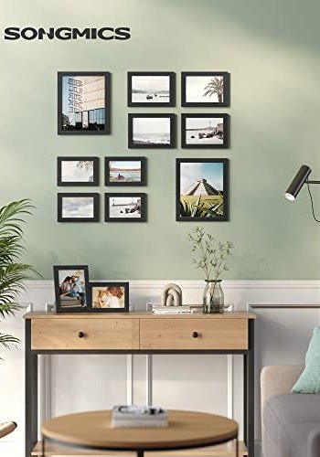 SONGMICS billedramme - sort MDF (st med 10)