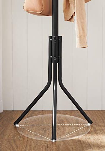 SONGMICS stumtjener, m. 12 knager - sort stl