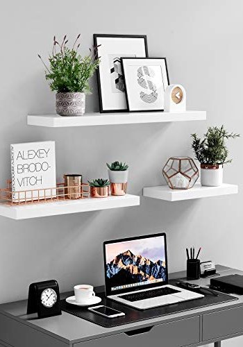 VASAGLE svvehylde - hvid MDF (B:80)