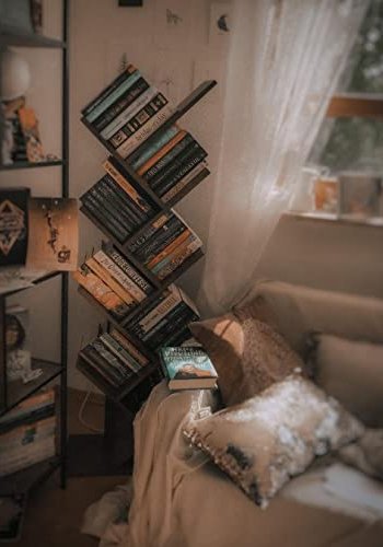 VASAGLE Tree 8-etagers bogreol - brun spnplade