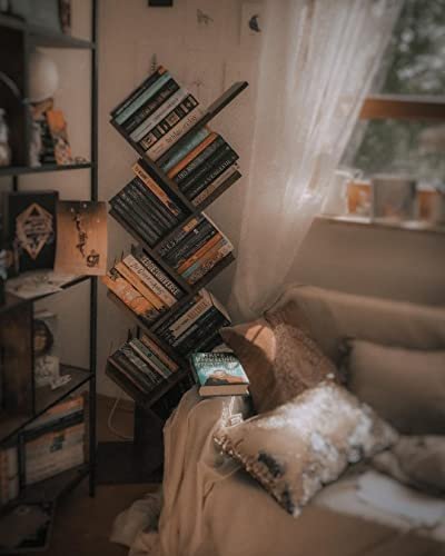 VASAGLE Tree 8-etagers bogreol - brun spnplade