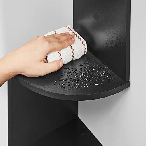 VASAGLE hjrne vghylde - sort spnplade