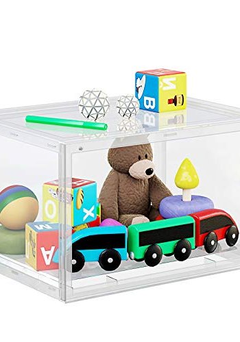 SONGMICS skoske, stabelbar - klar polypropylen (st med 6)