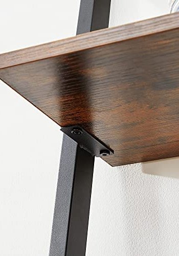 VASAGLE stigereol, m. 5 hylder - brun spnplade og sort stl