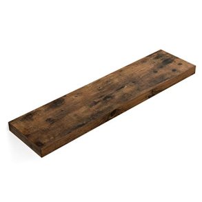 VASAGLE svvehylde, rektangulr - brun MDF (L:80cm)