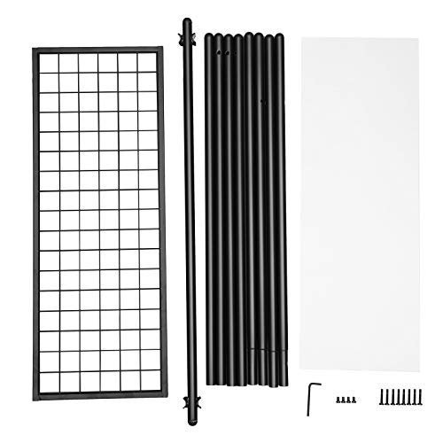 SONGMICS tjstativ, m. hylde - mat sort jern