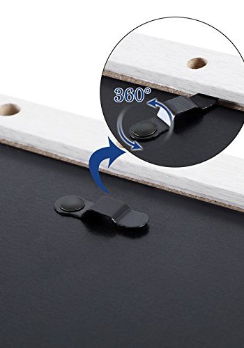 SONGMICS vgmonteret billedramme, collage til 12 fotos - hvid trkorn MDF