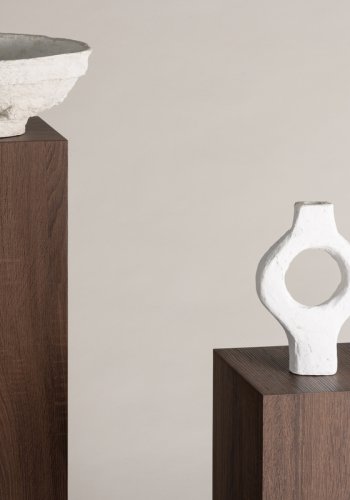 VIND COLLECTION Ramsvik piedestal, kvadratisk - brun MDF (H:65)