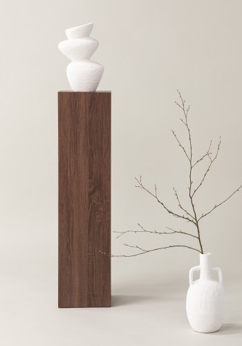 VIND COLLECTION Ramsvik piedestal, kvadratisk - brun MDF (H:95)