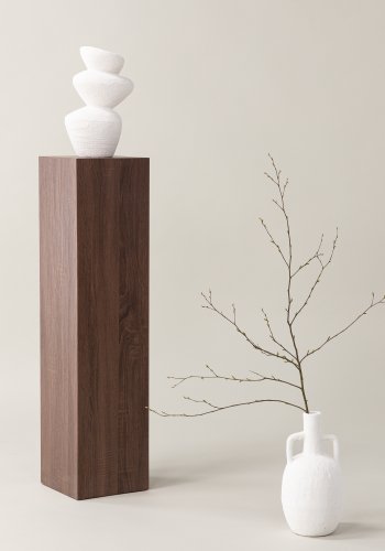 VIND COLLECTION Ramsvik piedestal, kvadratisk - brun MDF (H:95)