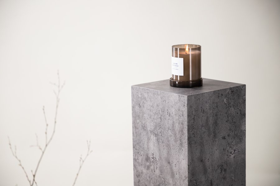 VIND COLLECTION Ramsvik piedestal, kvadratisk - gr MDF (H:95)