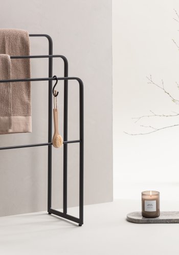 VIND COLLECTION Drammen M hndkldestativ - sort stl (H:84)