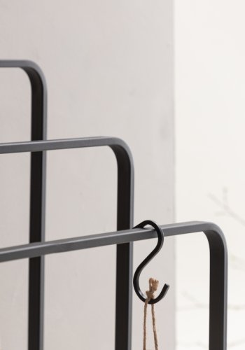 VIND COLLECTION Drammen M hndkldestativ - sort stl (H:84)