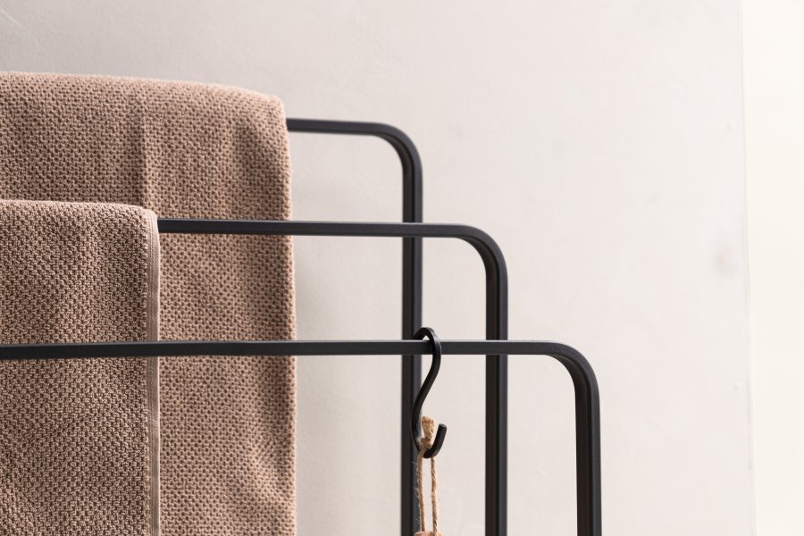 VIND COLLECTION Drammen M hndkldestativ - sort stl (H:84)