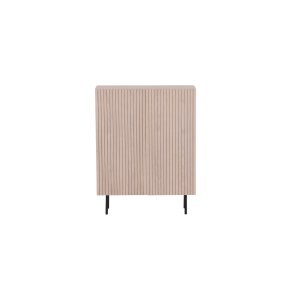 VIND COLLECTION Björkön Hjt skab, m. 2 lger og 3 hylder - hvidkalket finér og sort stl