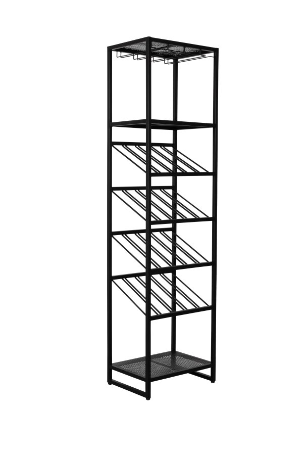 ZUIVER Cantor vinreol S - sort jern