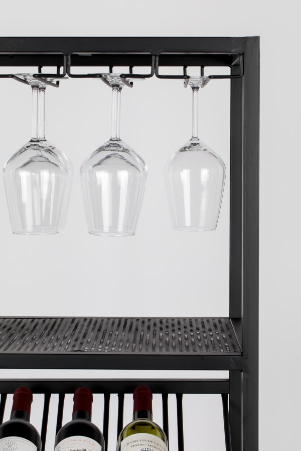 ZUIVER Cantor vinreol S - sort jern