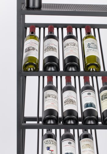 ZUIVER Cantor vinreol S - sort jern