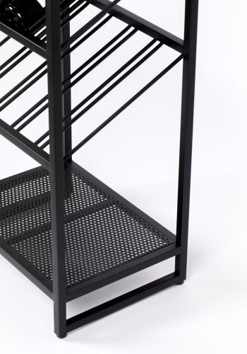 ZUIVER Cantor vinreol S - sort jern