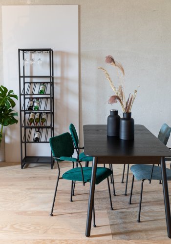 ZUIVER Cantor vinreol S - sort jern