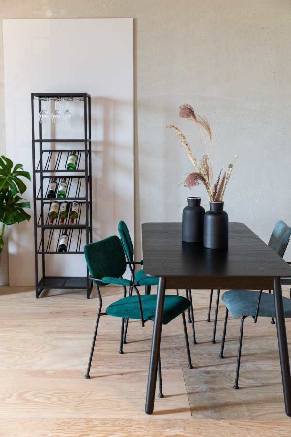 ZUIVER Cantor vinreol S - sort jern