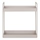HOUSE NORDIC Stende Dobbelthylde, stl, sand, 2 hylder, 30x15x31 cm