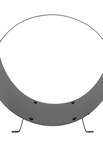 HOUSE NORDIC Brndekurv, stl, sort, 40x35x33,5 cm