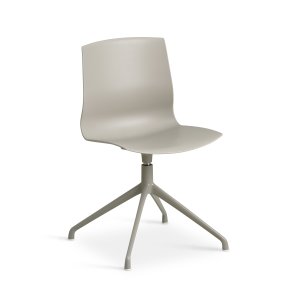 Liv spisebordsstol, m. drejefunktion - stone PVC og stone metal