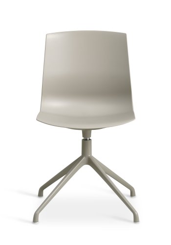 Liv spisebordsstol, m. drejefunktion - stone PVC og stone metal