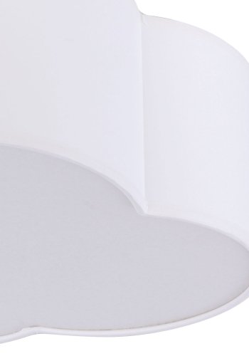 TK Sky brnelampe, Mini - hvid stof og hvid plastik