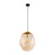 TK Sol loftlampe - rav glas og guld metal