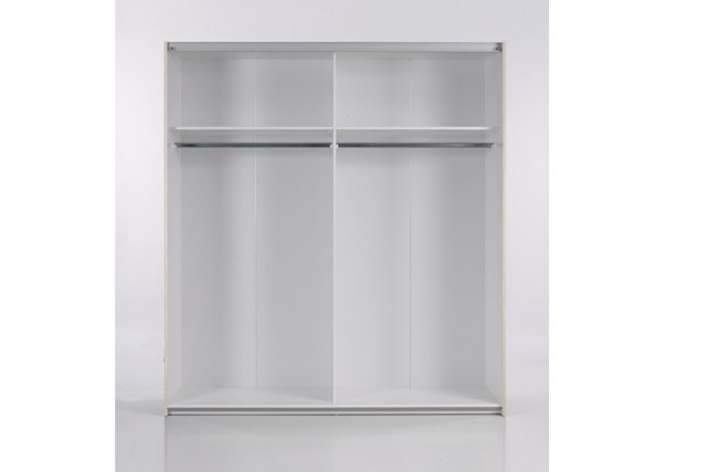 TVILUM Verona garderobeskab - Hvidt MDF, 2 skydelger