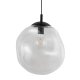 TK Sol loftlampe - klar glas og sort metal