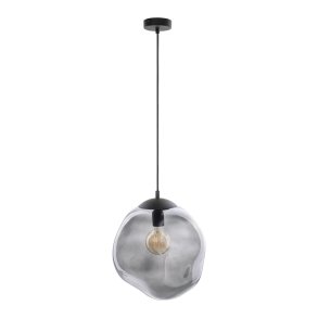 TK Sol loftlampe - grafit glas og sort metal