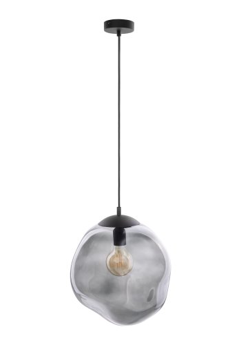 TK Sol loftlampe - grafit glas og sort metal